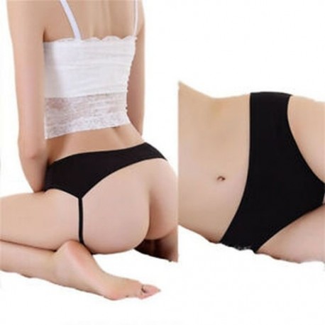 * 7 Fekete egy normál méretű Forró szexi női tanga G-string V-string bugyi Knickers fehérnemű fehérnemű