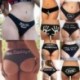 * 10 Fekete egy normál méretű Forró szexi női tanga G-string V-string bugyi Knickers fehérnemű fehérnemű