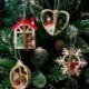 1db 11x6cm-es Rénszarvas alakú fa dísz - Karácsonyi dekoráció