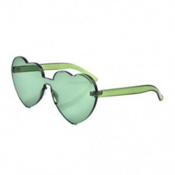 Zöld Nagy túlméretezett női Lolita szív alakú napszemüveg divat aranyos szerelem szemüveg