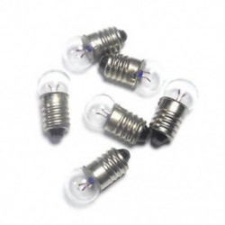 5db E10 2.5V 0,3A miniatűr csavarmenet Elektromos kísérlet Izzó csavaros lámpa gyöngyök