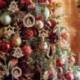 100db Vegyes Szív alakú fa dísz - Karácsonyi dekoráció