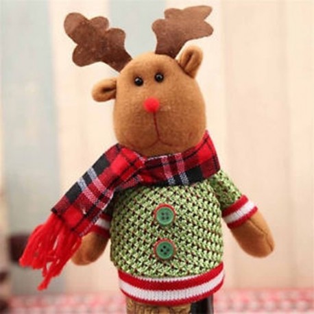 * 1 Elk Karácsonyi Santa Pants Candy táskák Bor harisnya üveg ajándék táska Xmas dekoráció