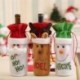 * 1 Elk Karácsonyi Santa Pants Candy táskák Bor harisnya üveg ajándék táska Xmas dekoráció