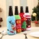 * 1 Elk Karácsonyi Santa Pants Candy táskák Bor harisnya üveg ajándék táska Xmas dekoráció