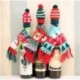 * 2 Xmas fa Karácsonyi Santa Pants Candy táskák Bor harisnya üveg ajándék táska Xmas dekoráció
