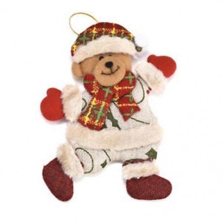 D Karácsonyi díszek Mikulás hóember rénszarvas játék baba Hang dekoráció ajándék