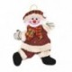 D Karácsonyi díszek Mikulás hóember rénszarvas játék baba Hang dekoráció ajándék