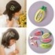 * 5 6Pcs (ananász   görögdinnye   ... 6Pcs lányok gyümölcs haj klipek Snaps hajcsavar Baby Mini Barrettes haj