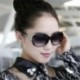 Fekete HOT Eyewear Retro Vintage túlméretezett női divattervező napszemüveg szemüveg JP