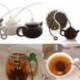 fehér Tartós teáskanna alakú teafúvószűrő teazsák levélszűrő diffúzor szilikon