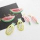 Görögdinnye 2PCS Baby Girl Gyümölcs hajcsípő görögdinnye Pineapple Bird Mini Barrettes Hairpin
