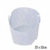 3 Gallon with Handles Kerek szövet edények növény tasak gyökér konténer nő zsák levegőztető tartály fehér
