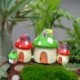3db Mini Tree Új figura kézműves növény pot kerti dísz miniatűr tündér kert dekoráció DIY