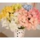 fehér Mesterséges hortenzia hamis selyem virágok csokor esküvői menyasszonyi party lakberendezés