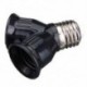 E27-es kettős E27-es aljzat-bővítő adapter-átalakító LED-es izzóhoz Új