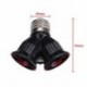 E27-es kettős E27-es aljzat-bővítő adapter-átalakító LED-es izzóhoz Új