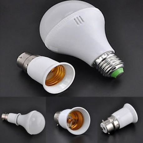 BC B22 bajonett Edison csavar ES E27 izzó foglalat adapter lámpa tartó Új
