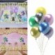 Kék 5Pcs 10 &quot króm fém fényes lufi csokor esküvői születésnapi party dekoráció