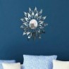* 19 Ezüst Nap (50cm) Kivehető tükör matrica Art Mural fal matricák lakberendezés DIY szoba dekoráció
