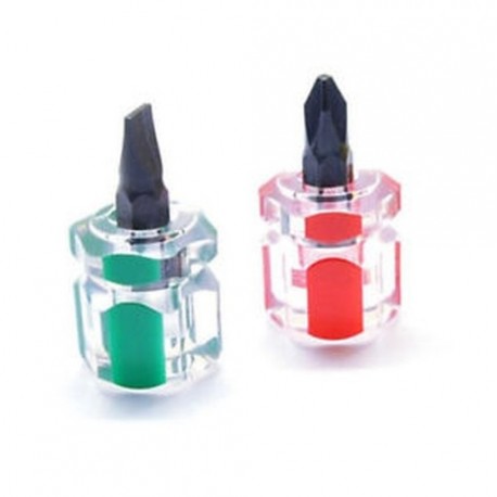 2db / Set Hasznos Mini Short Stubby Phillips hornyos csavarhúzó szerszámkészlet készlet