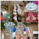 25 PCS Eperpapír szalma 25PCS fél ivás papír szalma baba zuhany Favor Summber Beach születésnapi dekoráció