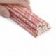 25 PCS Eperpapír szalma 25PCS fél ivás papír szalma baba zuhany Favor Summber Beach születésnapi dekoráció