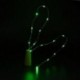Zöld Cork alakú 10 LED éjszakai fény Cooper Wire csillagos fény borosüveg lámpa dekoráció