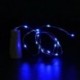 Kék 10 LED-es parafa alakú éjszakai fénycsillagos fényű Cooper huzal borosüveg lámpa dekor