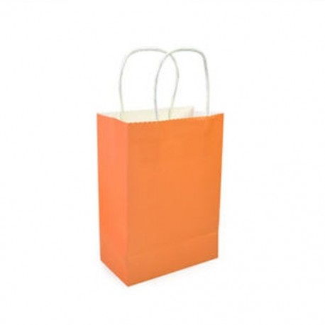 * 3 10 színben újrahasznosítható féltáska Kraft papír ajándék táska fogantyúval