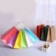 * 9 10 színben újrahasznosítható féltáska Kraft papír ajándék táska fogantyúval