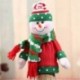 * 1 Hóember Piros borosüveg fedél táskák hóember Mikulás karácsonyi dekoráció Xmas dekoráció