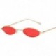 Ezüst VINTAGE SMALL OVAL FRAME SUNGLASSES FASHION NŐI RETRO SHADES TRENDY GLASSES