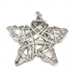 Ezüst 5PCS 6CM Rattan Csillagdíszek Díszek Karácsony / Születésnap és Lakberendezés DIY