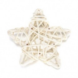 fehér 5PCS 6CM Rattan Csillagdíszek Díszek Karácsony / Születésnap és Lakberendezés DIY