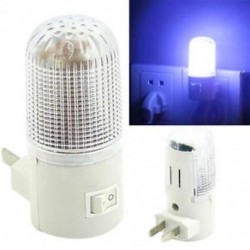 1W 4 LED éjszakai fény éjjeli lámpa falra szerelt US Plug hálószoba világítás izzó 1PC