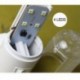 1W 4 LED éjszakai fény éjjeli lámpa falra szerelt US Plug hálószoba világítás izzó 1PC
