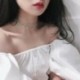 * 1 Ezüst Nők Pearl Bling geometriai alakzat szálak Mesh Choker gallér nyaklánc ékszerek