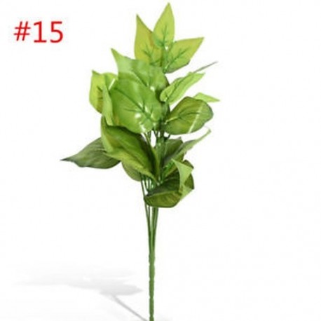 * 15 Mesterséges hamis rózsák / százszorszép selyem virág esküvői fél menyasszonyi csokor lakberendezés