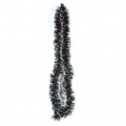 Színes golyók 79 &quot Chunky Xmas Bowknot garland fali ajtó karácsonyfa függő szoba díszek