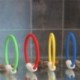 Gyerekek a víz alatti úszómedencék tartozékai Búvárgyűrűk Childern Water Play játékok