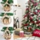 Karácsonyi bál Karácsonyi fa faragás dísz Xmas fa függő medál otthon szoba dekoráció JP