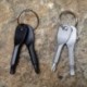 Ezüst Pocket Outdoor Tool EDC csavarhúzó rozsdamentes acél kulcstartó kulcstartó Multi Kit