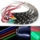 Zöld Vízálló meleg 2PC 12 LED 30cm 5050 SMD LED csík könnyű rugalmas 12V autó dekor