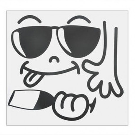 D Smiley Face hűtőszekrény matrica Vinyl fali matricák hűtőszekrény konyha fürdőszoba