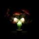 Lotus Leaf Romantikus amerikai dugó virág gomba LED éjszakai fény érzékelő baba ágy szoba lámpa dekoráció
