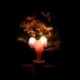 Lótusz virág US Plug virág gomba LED éjszakai fényérzékelő Baba ágy szoba fali lámpa dekoráció ÚJ