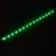 Zöld Vízálló 2PC 12 LED 30cm 5050 SMD LED csík könnyű rugalmas 12V autó dekor DIY