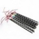 Zöld Vízálló 2PC 12 LED 30cm 5050 SMD LED csík könnyű rugalmas 12V autó dekor DIY