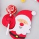 Mikulás 50db Mini Lollypop Santa Claus pingvin nyalóka botok karácsonyi party dekoráció